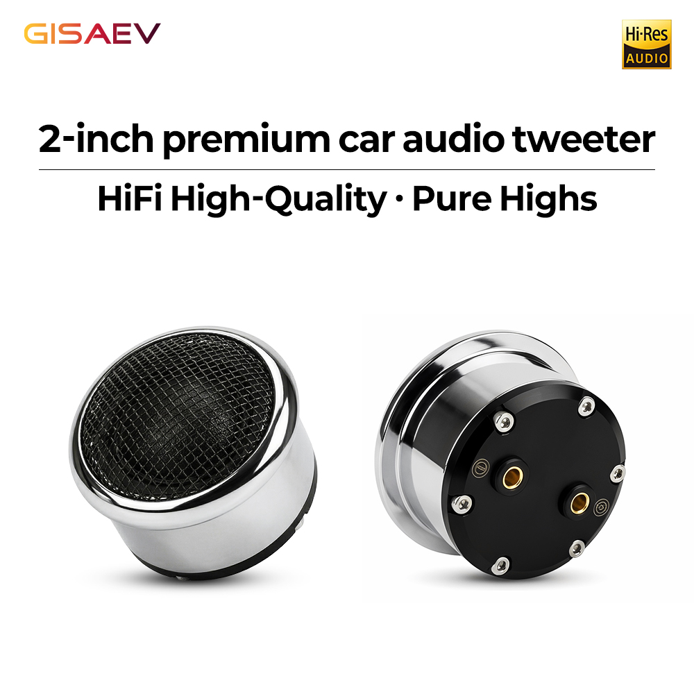 Car Audio Tweeter Silk Dome - Пара 2-дюймовых автомобильных твитеров с корпусом,