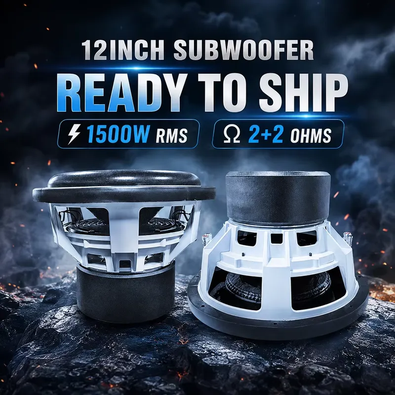 Car Subwoofer 12 Inch 1500W - Сабвуфер GRANVOZ 1500 Вт, 12 дюймов,