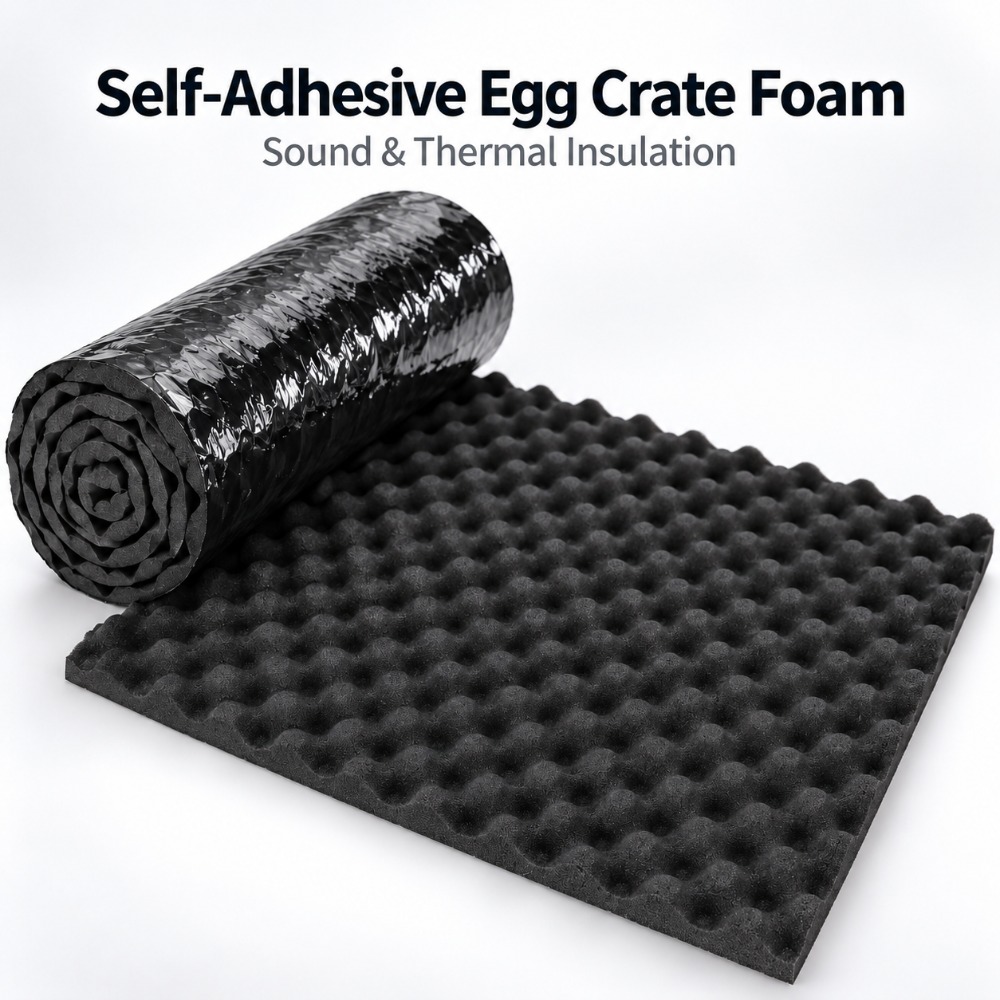 Car Audio Sound Deadening Mat - 1 рулон самоклеящегося волнистого пеноматериала толщиной