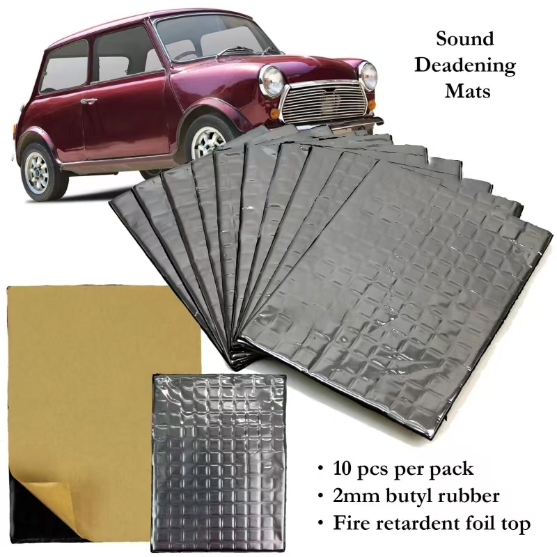 10 шт. автомобильных звукоизол – обзор и цена Car Audio Sound Deadening Mat