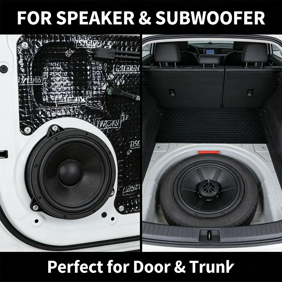 Самоклеящаяся бутилкаучуковая  – обзор и цена Car Audio Sound Deadening Mat