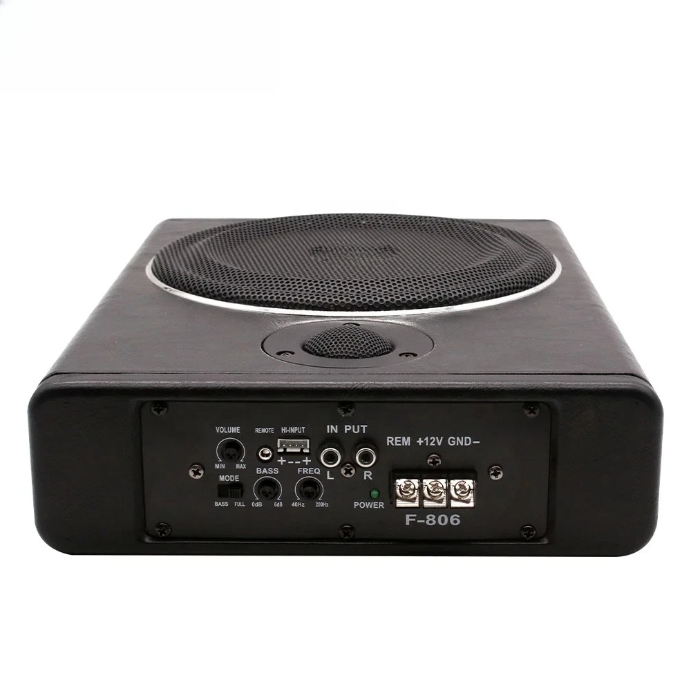 2025 портативный 12 В мини-саб – обзор и цена Under Seat Subwoofer Slim 8 Inch