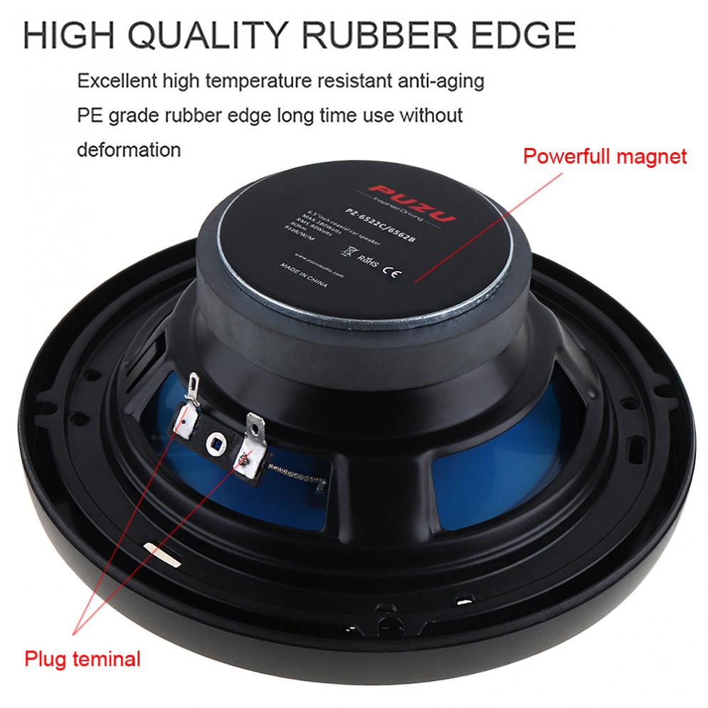 Автомобильный коаксиальный сиг – обзор и цена Car Audio Component Speaker 6.5