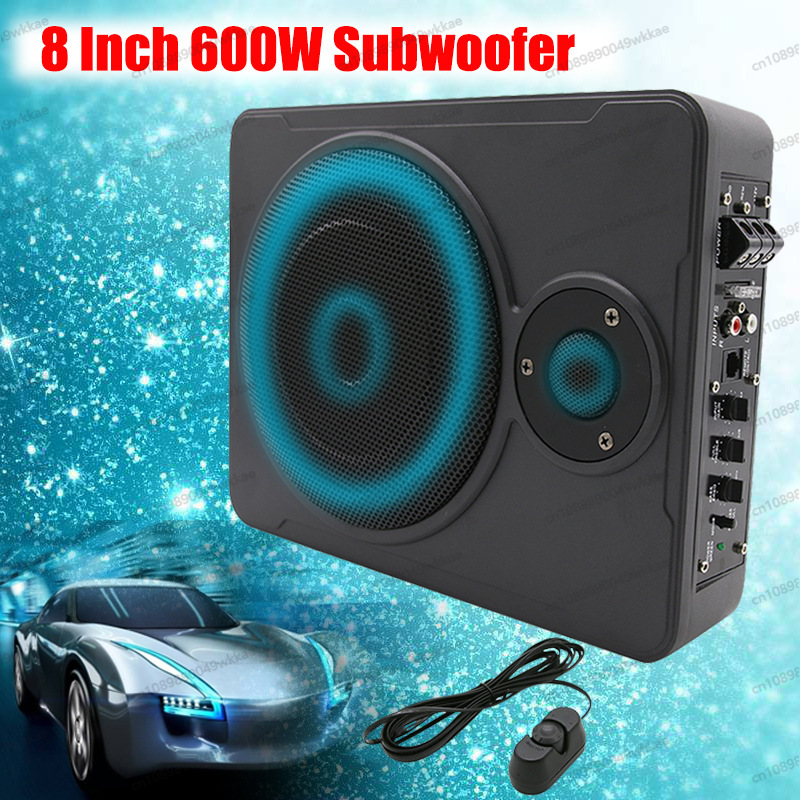 Тонкий автомобильный сабвуфер  – обзор и цена Under Seat Subwoofer Slim 8 Inch
