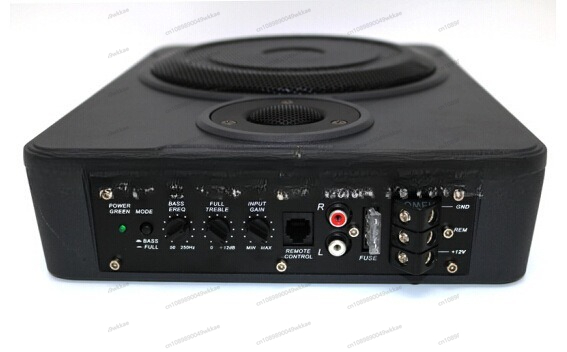 Тонкий автомобильный сабвуфер  – обзор и цена Under Seat Subwoofer Slim 8 Inch