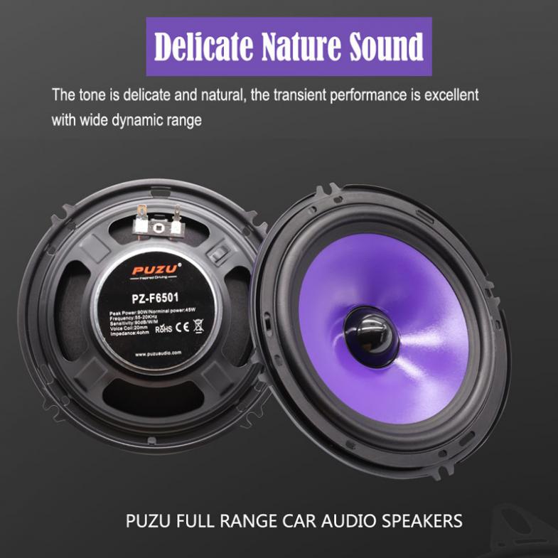 Динамики автомобильные, 6,5 дю – обзор и цена Car Audio Component Speaker 6.5