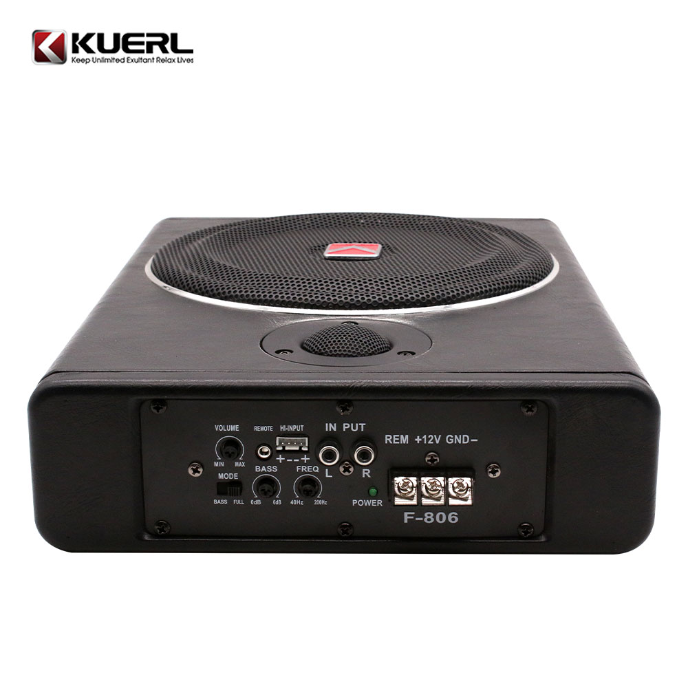 Портативный 12-вольтовый мини- – обзор и цена Under Seat Subwoofer Slim 8 Inch