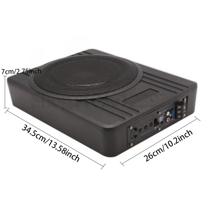 10-дюймовый автомобильный сабв – обзор и цена Under Seat Subwoofer Slim 8 Inch