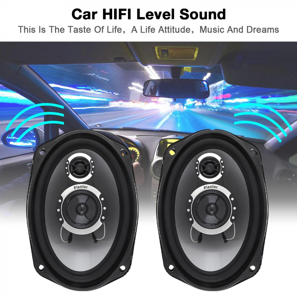 2 шт. 6x9 дюймов 3-полосные 10 – обзор и цена Car Coaxial Speaker 6X9 3 Way
