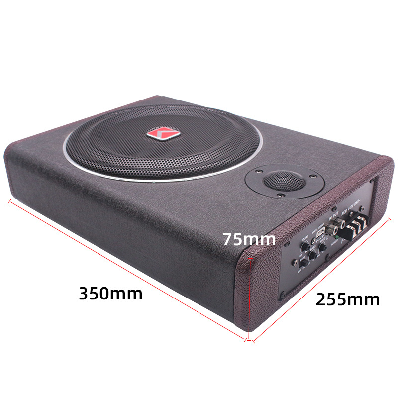 8-дюймовый активный сабвуфер с – обзор и цена Under Seat Subwoofer Slim 8 Inch