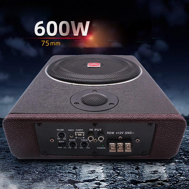 8-дюймовый активный сабвуфер с – обзор и цена Under Seat Subwoofer Slim 8 Inch