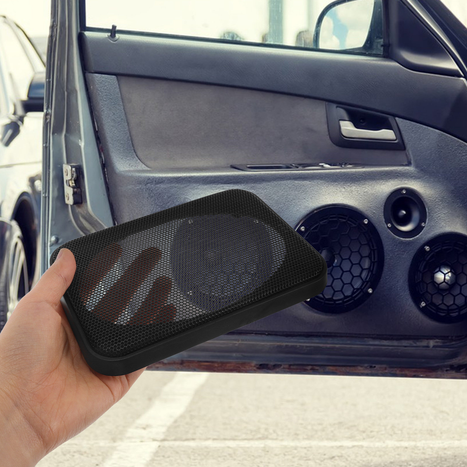 2 шт. универсальные металличес – обзор и цена Car Subwoofer Grill Protector
