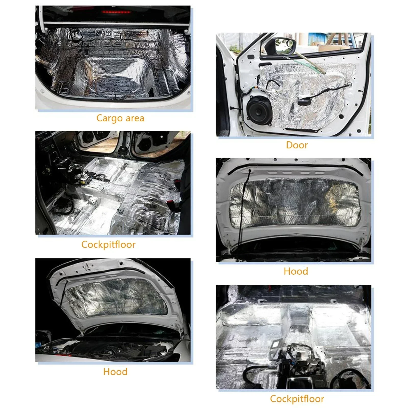 2000*500/250*400 мм 5/10 мм ав – обзор и цена Car Audio Sound Deadening Mat