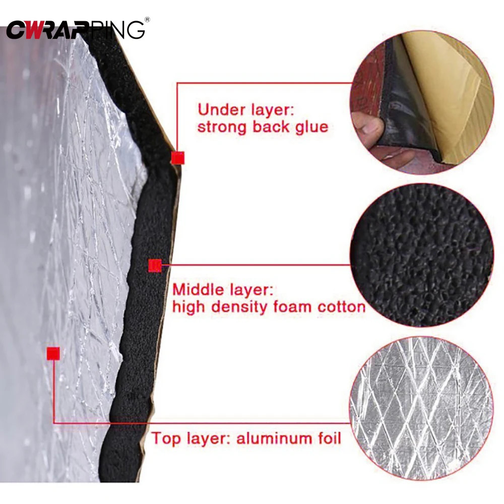 Шумоизоляционный мат для автом – обзор и цена Car Audio Sound Deadening Mat