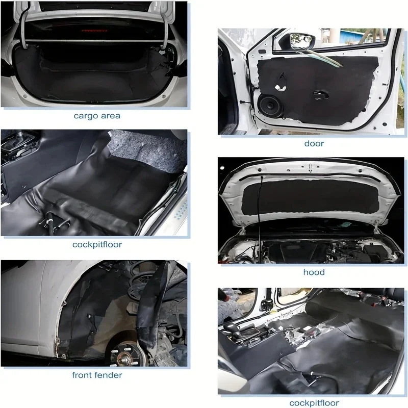 Самоклеящийся резиновый рулон  – обзор и цена Car Audio Sound Deadening Mat