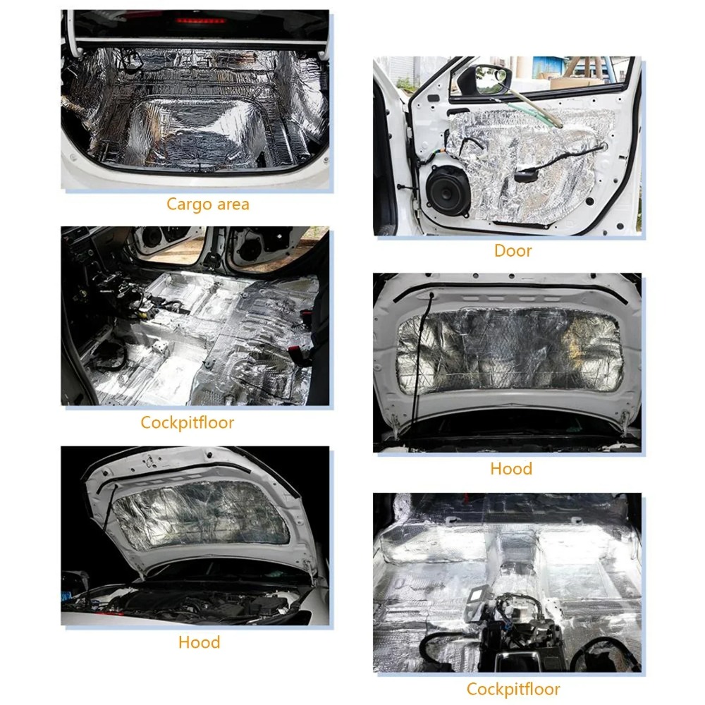5/10 мм звукоизоляционный ковр – обзор и цена Car Audio Sound Deadening Mat