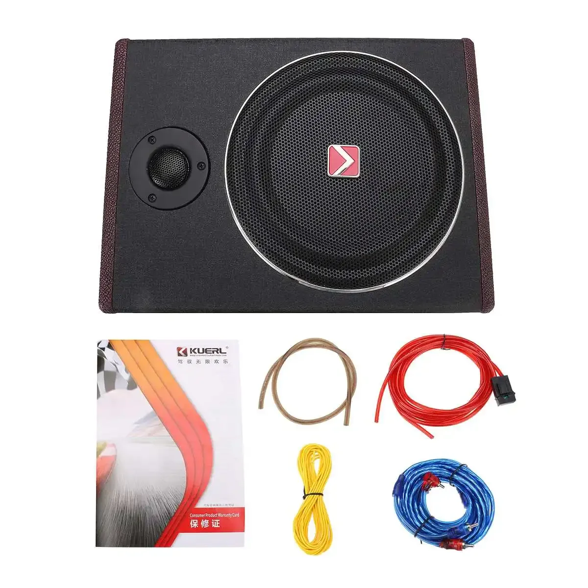 8-дюймовый 600-ваттный автомоб – обзор и цена Under Seat Subwoofer Slim 8 Inch