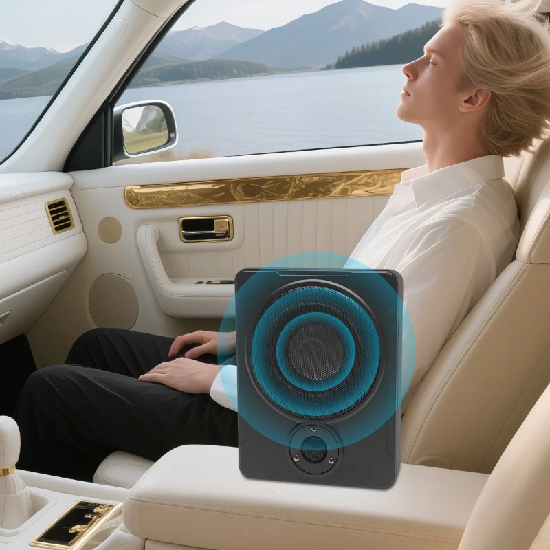 Автомобильный сабвуфер для SEA – обзор и цена Under Seat Subwoofer Slim 8 Inch