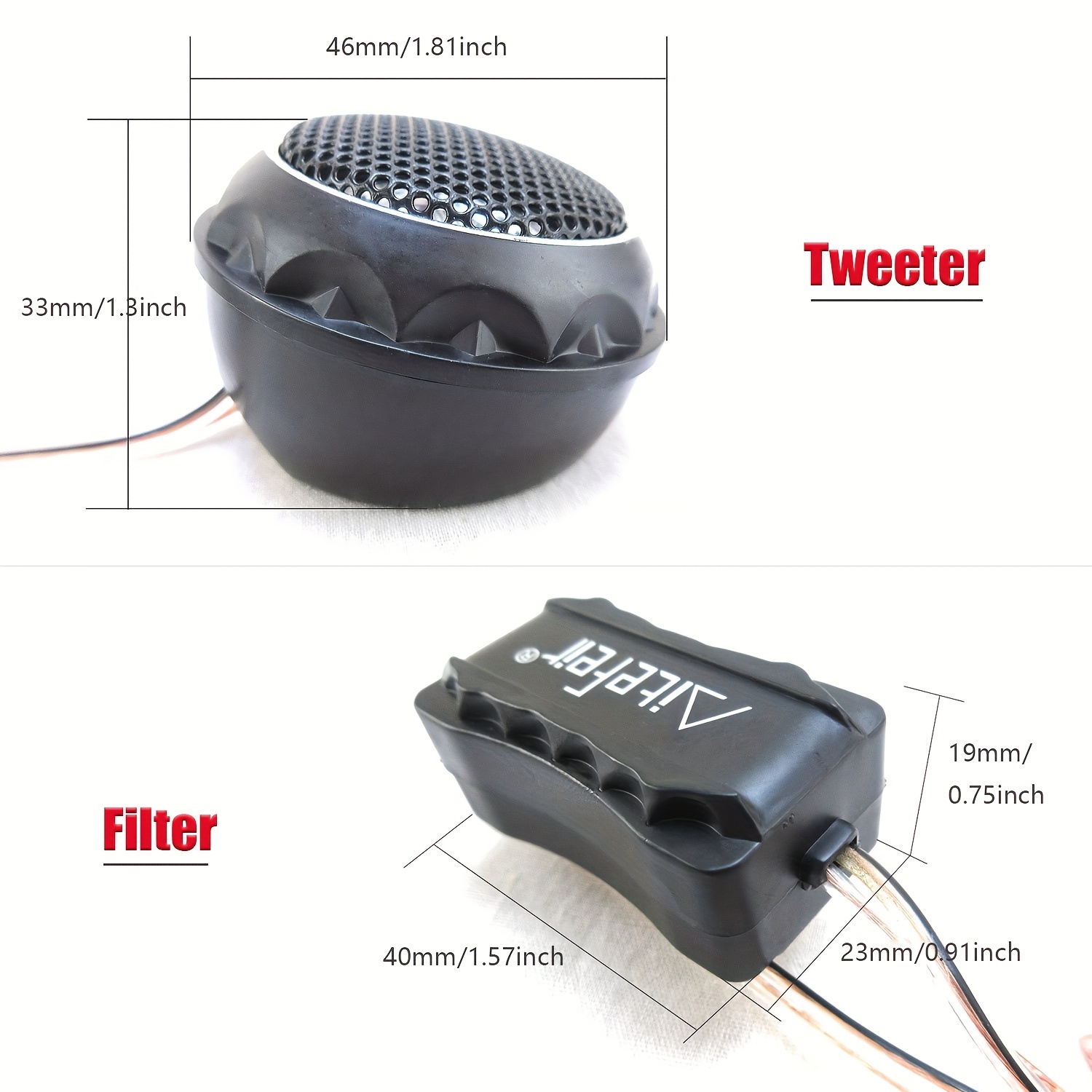 2 шт. автомобильных твитеров м – обзор и цена Car Audio Tweeter Silk Dome