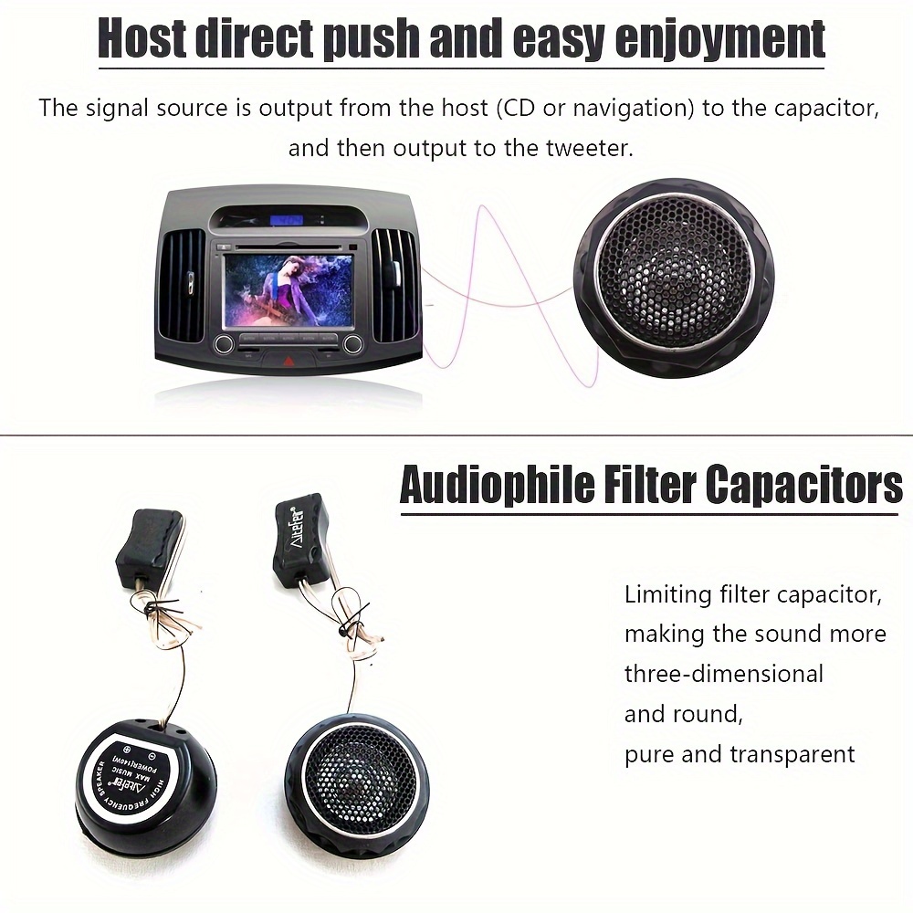 2 шт. автомобильных твитеров м – обзор и цена Car Audio Tweeter Silk Dome