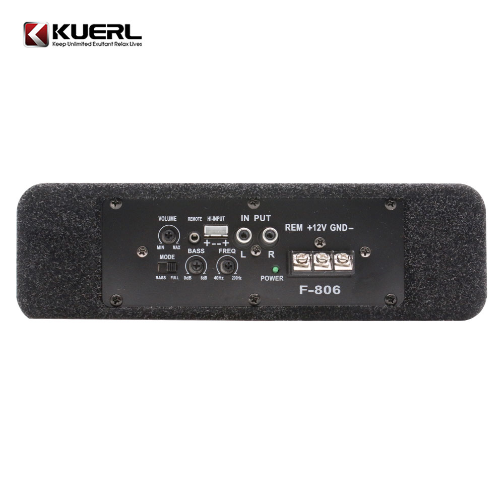 Ультратонкий активный автомоби – обзор и цена Under Seat Subwoofer Slim 8 Inch
