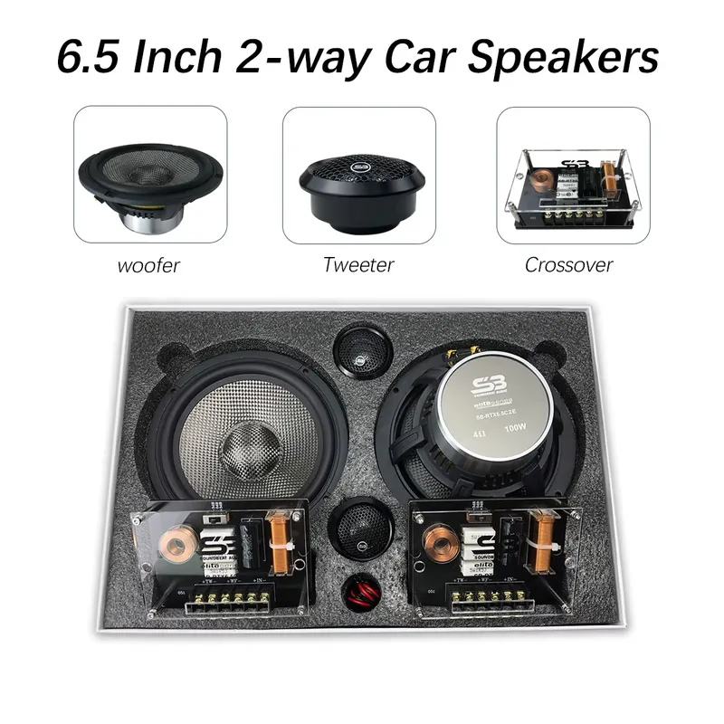 Новинка: Автомобильная 2-полос – обзор и цена Car Audio Component Speaker 6.5