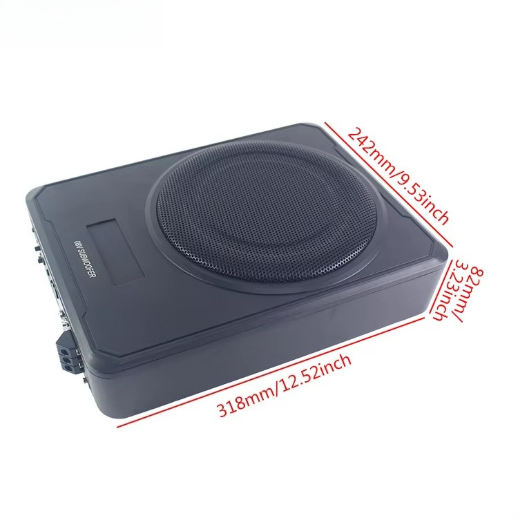4 Ом, алюминиевый корпус, 12 В – обзор и цена Under Seat Subwoofer Slim 8 Inch
