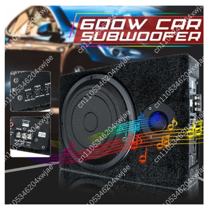 8-дюймовый тонкий автомобильны – обзор и цена Under Seat Subwoofer Slim 8 Inch